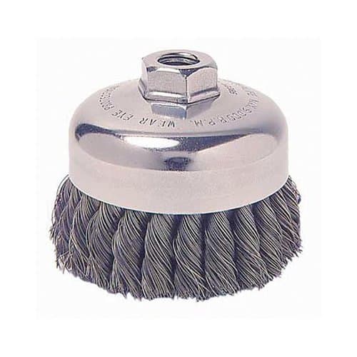 Weiler 2-3/4" Single Row Knot Wire Cup Brush