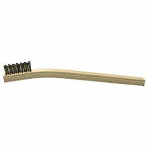 Small Hand Wire Scratch Brush with Stainless Steel Bristles