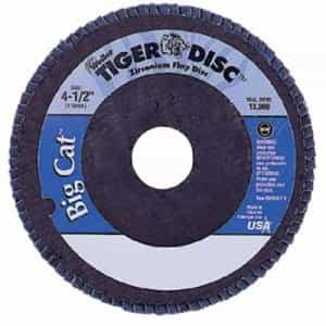 4-1/2" Big Cat High Density Abrasive Flat Flap Disc with 40 Grit