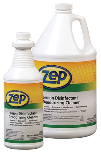 Zep Professional Lemon Disinfectant Deodorizing Cleaner 32-oz