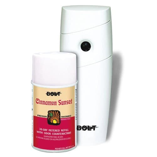 Bolt White Air Fresh Scentener Starter Kit w/ Cinnamon Sunset