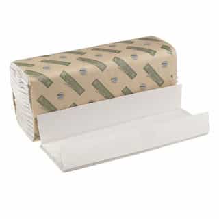 Boardwalk Green Seal Certified White C-Fold Hand Paper Towels, 150 Towels