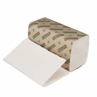 Boardwalk Green Seal Certified White Single-Fold Hand Paper Towels