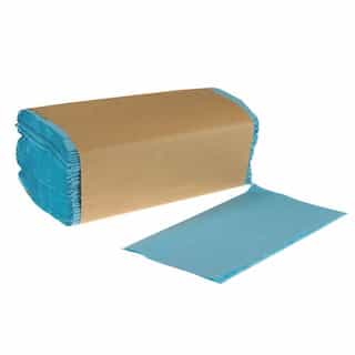Boardwalk Blue Kraft 1-Ply Single-Fold Paper Towels
