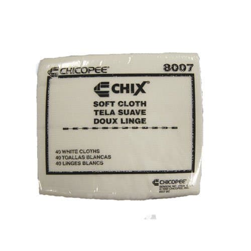 Chicopee White Reusable Medium-Duty Soft Cloth 13X15