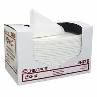 White Light-Duty Soft Absorbent Sports Towel 14X24