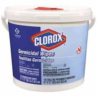 Clorox Germicidal Wipes in Container 12X12