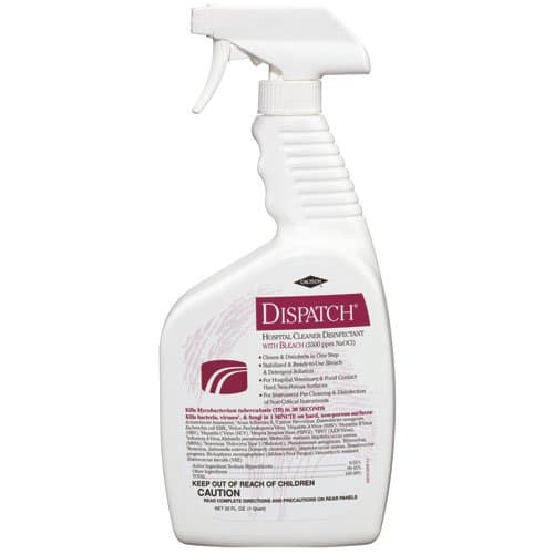 Dispatch Hospital Cleaner Disinfectant w/ Bleach 32 oz Trigger Spray