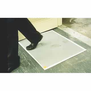 Walk-N-Clean Gray Tray and Sheet Indoor Adhesive Mat Refill Pads