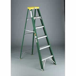 6 FT Fiberglass Commercial Step Ladder