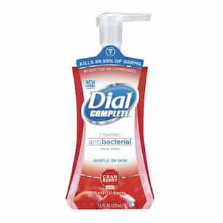 Dial Complete Cranberry Anti-Bact Foaming Hand Wash 7.5 oz. Pump