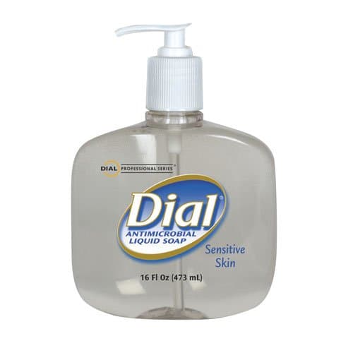 Dial Liquid Dial Antimicrobial Soap For Sensitive Skin 16 oz. Pump