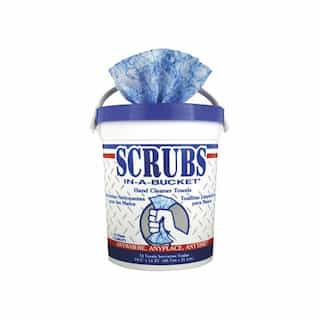 Dymon Scrubs Citrus Scent Hand Cleaner Towels 10.5X12.25
