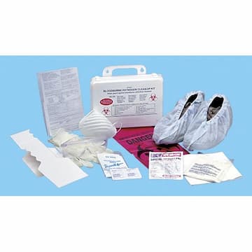 OSHA Standard Bloodborne Pathogen Cleanup Kit