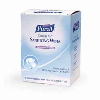 Purell Cottony Soft Sanitizing Wipes 5X7