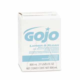 GOJO Bag-in-Box Lather & Klean Body & Hair Shampoo 800 mL Refills