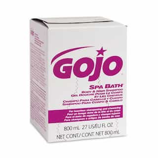 GOJO Spa Bath Bag-in-Box Body & Hair Shampoo 800 mL Refills