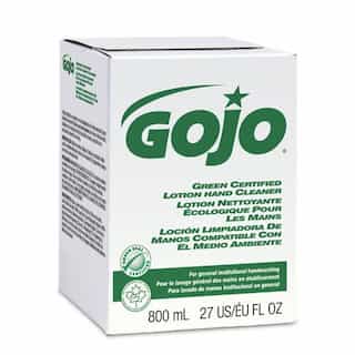GOJO Bag-in-Box GreenSeal Certified Lotion Hand Cleaner 800 mL Refills