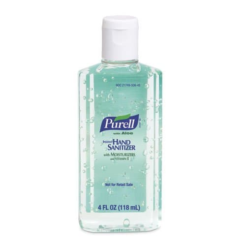 Purell Instant Hand Sanitizer 4 oz. Bottle w/ Flip Cap