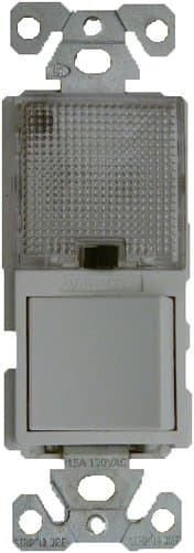 Rocker Light Switch w/ LED Sensor Nightlight