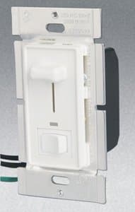 GP 3-Way 700W Slide Dimmer w/ LED & Rocker Switch, White
