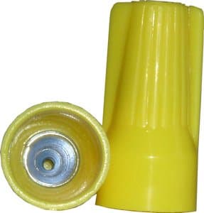 Yellow Winged Wire Connectors (N-Type), Easy-Twist 22-10 AWG