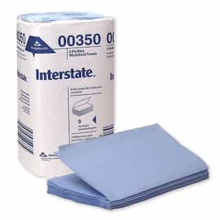 Georgia-Pacific Interstate Blue 2-Ply Single-Fold Auto Care Paper Wipes
