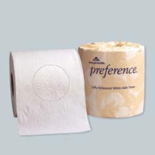 Preference White Mega-Ply Embrossed Bath Tissues