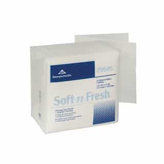 Soft-N-Fresh White Patient Care Airlaid Light Healthcare Wipers