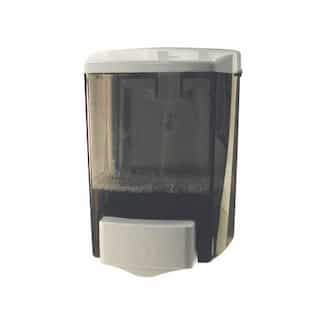 Impact ClearVu Black &amp; White Plastic 30 oz. Liquid Soap Dispenser