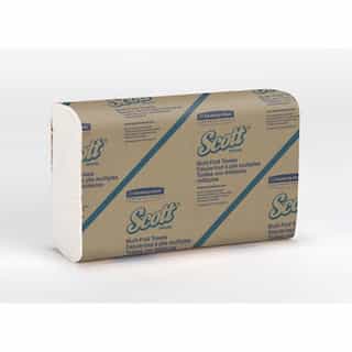 SCOTT White 1-Ply Multi-Fold Paper Towels