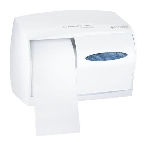Kimberly-Clark WINDOWS White Double Roll Coreless Tissue Dispenser