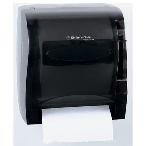 IN-SIGHT LEV-R-MATIC Smoke Gray Roll Towel Dispenser