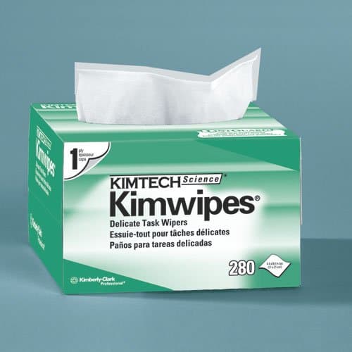 Kimberly-Clark KIMTECH Science Kimwipes White Delicate Task Wipers 280 ct