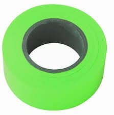 150' Fluorescent Lime Flagging Safety Tape