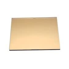 5 1/4" Shade No.10 Gold Coated Polycarbonate Filter Plate