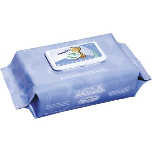 Nice-Pak Pudgies Unscented Baby Wipes