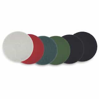 Red Standard 12 in. Round Buffing Floor Pads