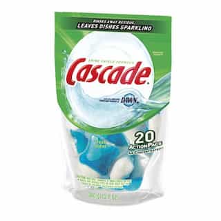 Cascade 2-in-1 ActionPacs Automatic Dishwasher Detergent 13.4 oz.