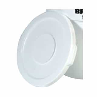 Rubbermaid Brute White Round Lid for 10 Gal Containers