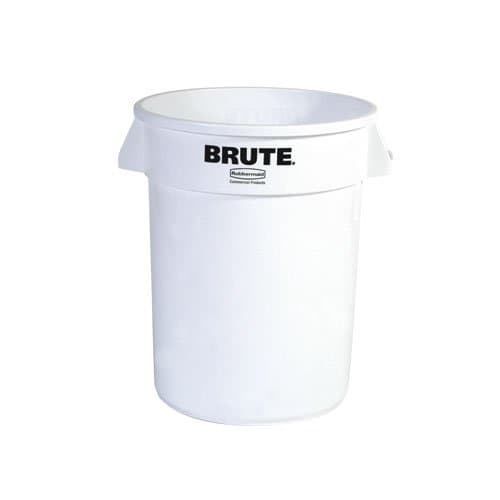 Rubbermaid Brute White Round 32 Gal Containers