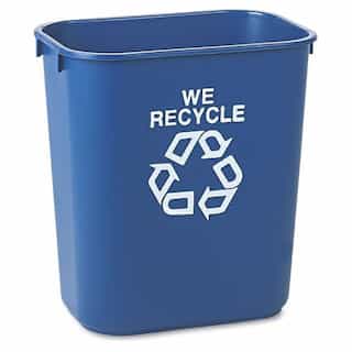 Blue Deskside Paper Recycling 13-5/8 qt. Containers