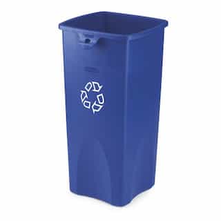 Rubbermaid Untouchable Blue 23 Gal Recycling Container