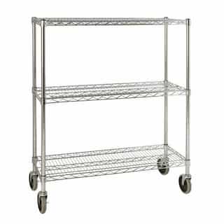 Rubbermaid ProSave Chrome Mobile 38 in. Rack