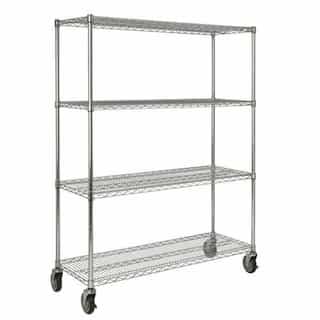 Rubbermaid ProSave Chrome Mobile 50 in. Rack
