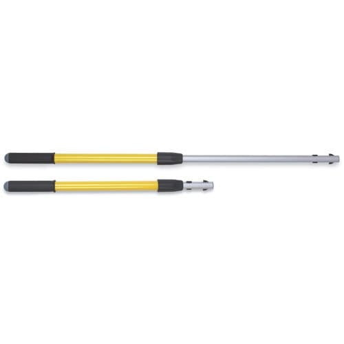 Rubbermaid HYGEN Yellow Lightweight Extension Pole 6-18 ft, Case of 3