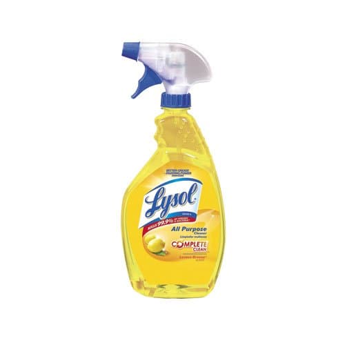 Reckitt Benckiser LYSOL III Lemon Disinfectant All-Purpose Cleaner 4 in 1 32 oz.