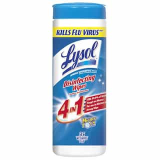 Lysol Spring Waterfall Scent Disinfecting Wipes