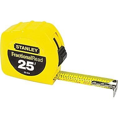 Stanley 25' Easy Read Stanley Measurement Tape Rule