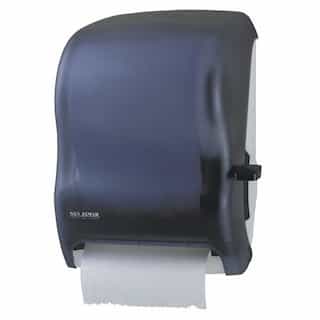 San Jamar Black Lever Roll Towel Dispenser Without Transfer Mechanism